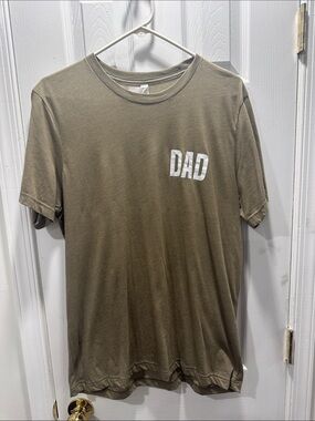 Bella Canvas Olive Green DAD Short-Sleeve Tee
